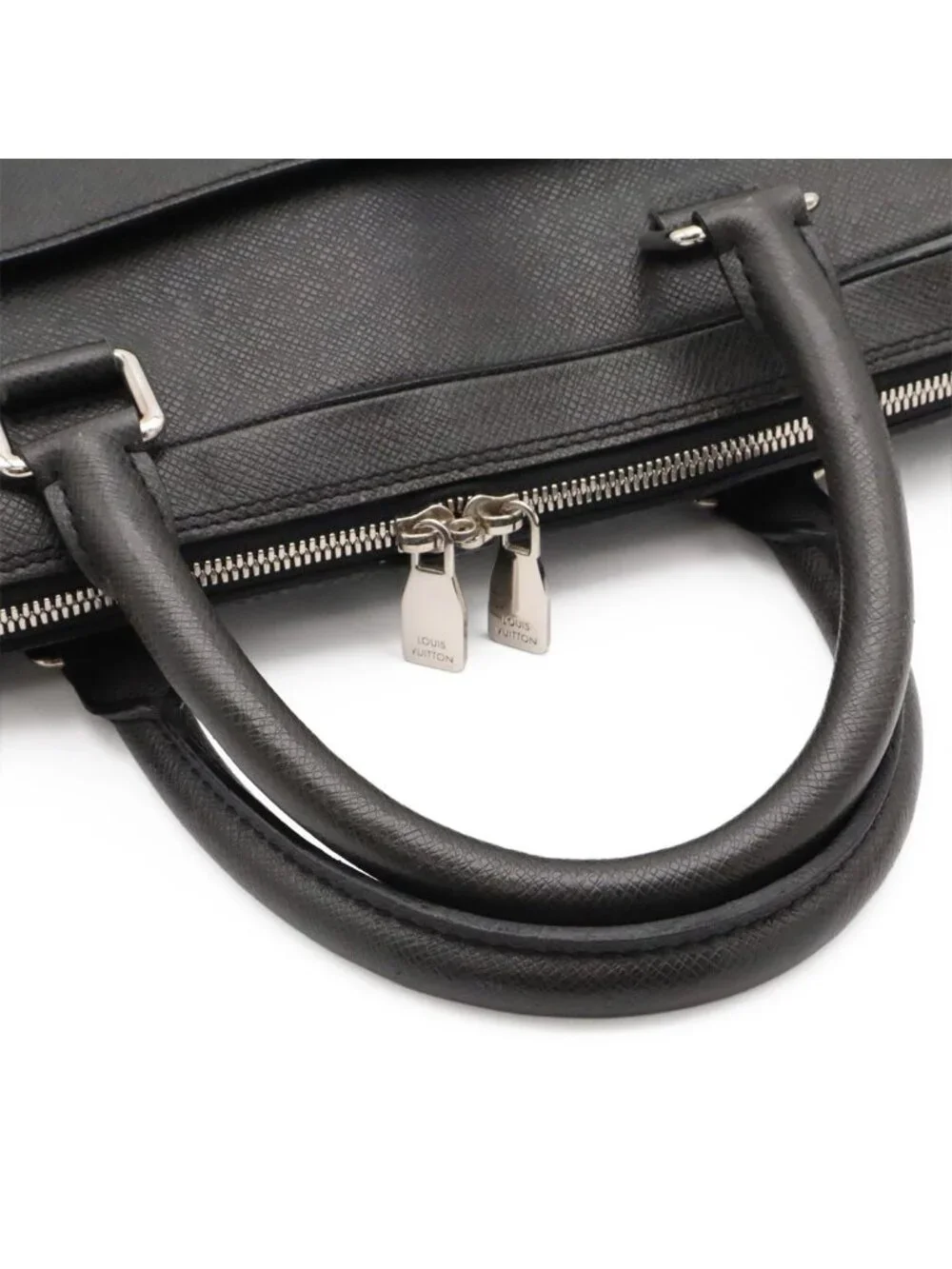 Louis Vuitton Taiga PDB PM Business Briefcase Document Purse Ardoise Black